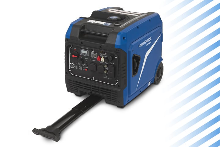 Image of the Powerhorse Portable Tri Fuel Generator with Electric Start.